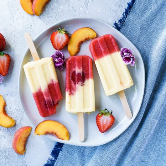 Kokosapeach strawberrypops